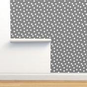 Polka Dot - Medium Grey by Andrea Lauren