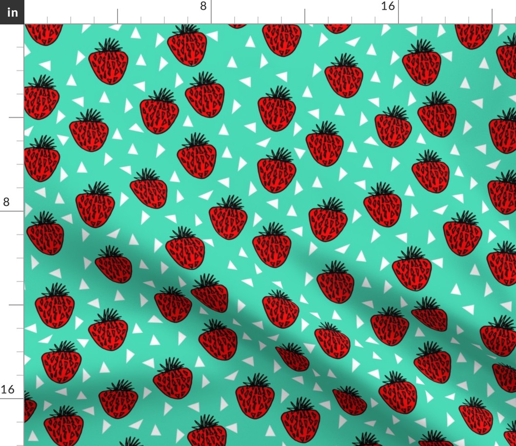 strawberries // bright strawberry sweet fruits fruit kids summer