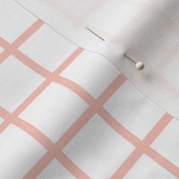 Grid - White/Pale Pink by Andrea Lauren