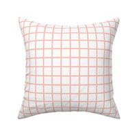 Grid - White/Pale Pink by Andrea Lauren