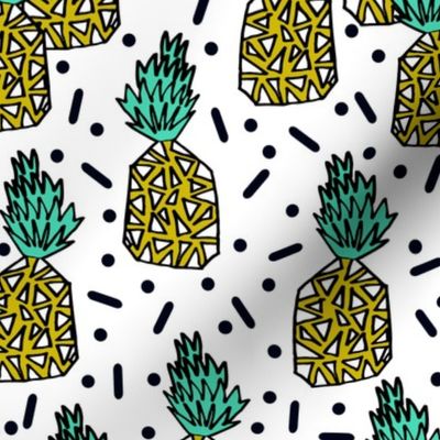 pineapple // sweet tropical fruits fruit pineapple white background summer 