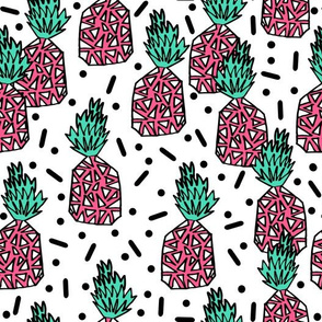 pineapple // pink party pineapple sweet tropical fruits