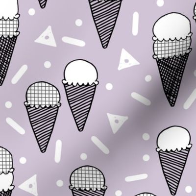 ice cream // sweet pastel purple sweet fabric for girls summer sweet summer dresses