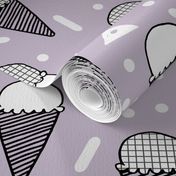 ice cream // sweet pastel purple sweet fabric for girls summer sweet summer dresses