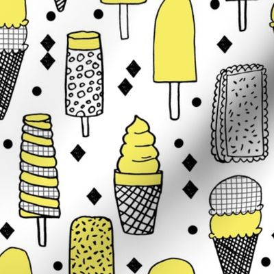 ice cream // summer sweet kids icecreams tropical summer andrea lauren fabric