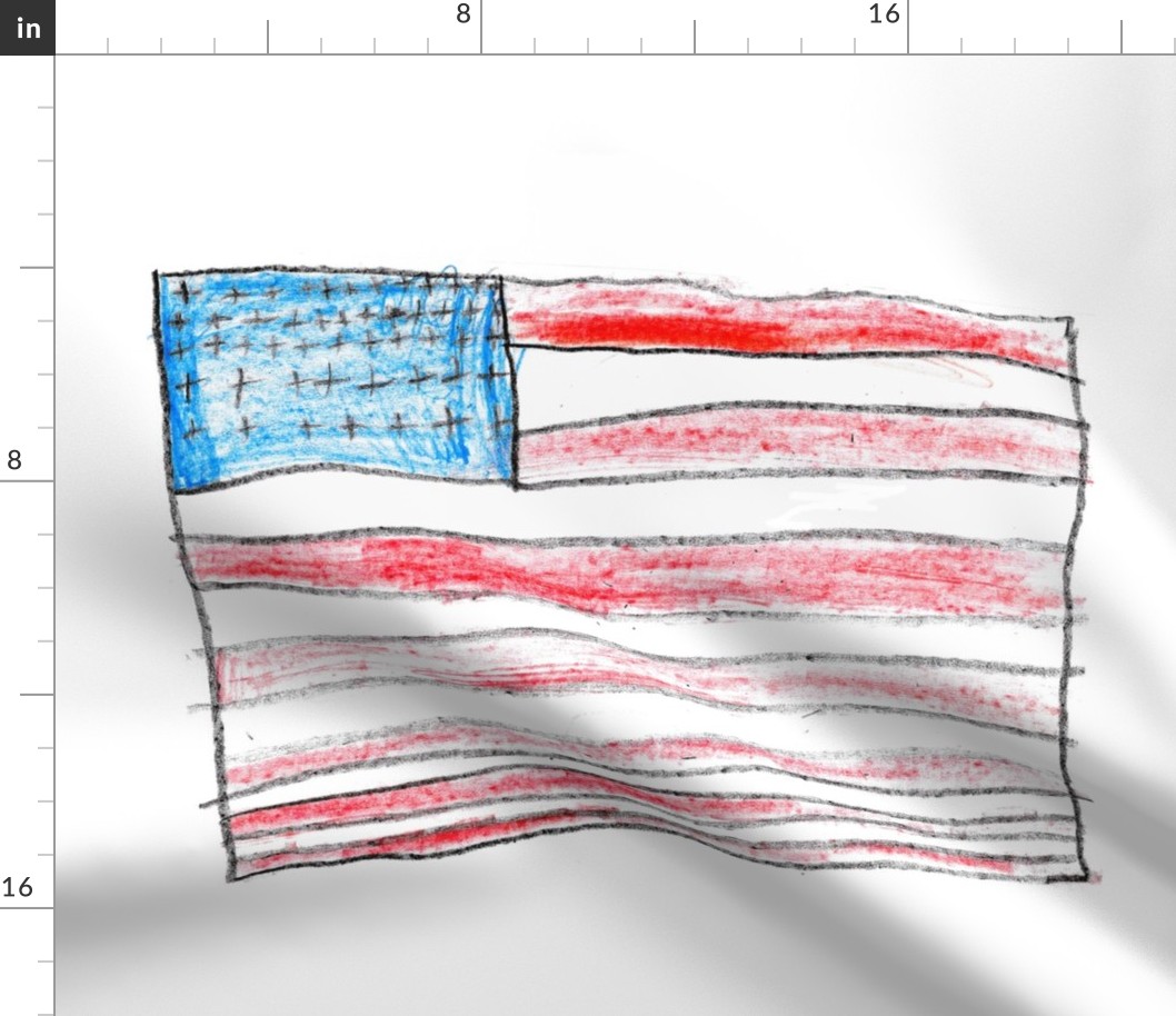 Luke's United States flag