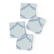 Valencia Trellis in Blue-Gray and Navy