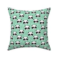 panda // nursery baby mint panda fabric cute pandas fabric kawaii panda head illustration scandi nursery design by andrea lauren