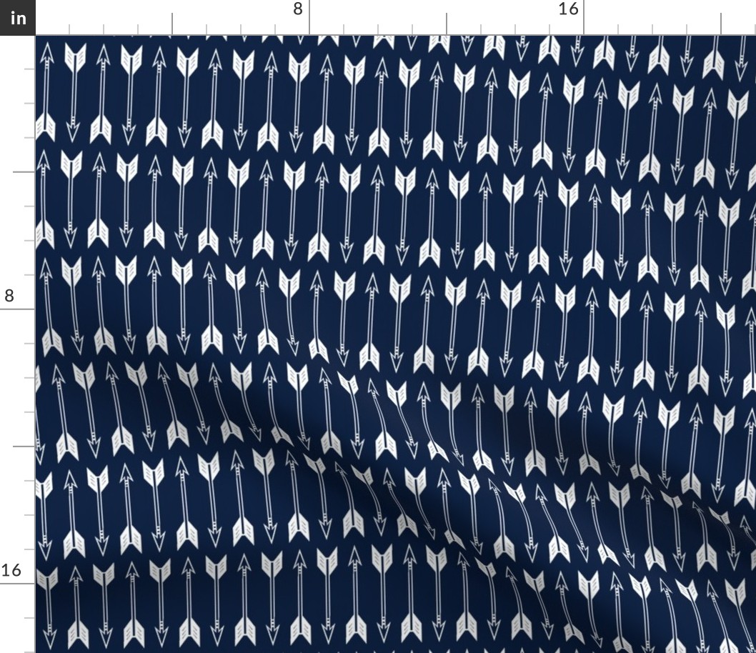 arrows // navy - Northern Lights Collection