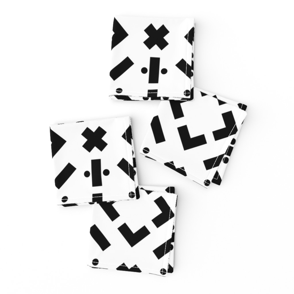 math symbols - solid black on white