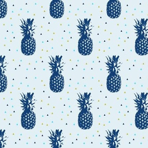 Pineapples // blue