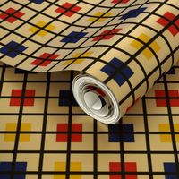 Windowpane Plaid, Plaid 2 for Mondrian by Su_G_©SuSchaefer