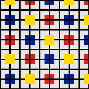 Plaid 2 for men who like Mondrian by Su_G_©SuSchaefer