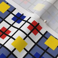 A windowpane plaid for those who like Mondrian by Su_G_©SuSchaefer