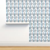 SMALLSCALE chevron stripe in sky blue