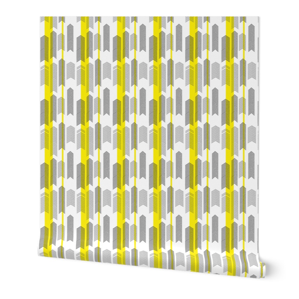 SMALLSCALE chevron stripe in yellow