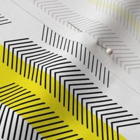 SMALLSCALE chevron stripe in yellow