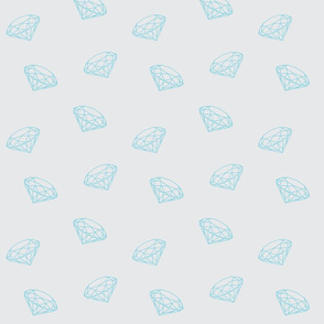 Lightblue diamonds on lightgrey small-ch-ch