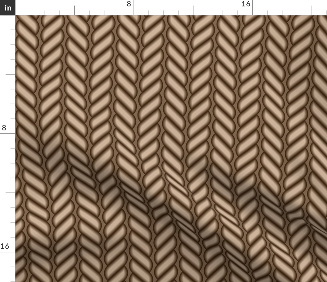 03827834 : rope stripe : brown