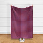 gingham mesh red lilac