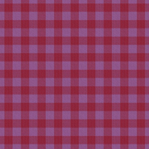 gingham mesh red lilac