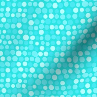 Mod Blots  Pale Aqua - small