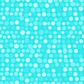 Mod Blots  Pale Aqua - small