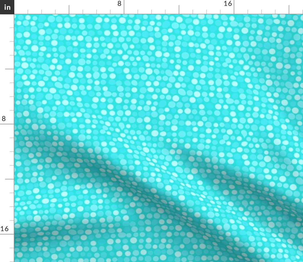 Mod Blots  Pale Aqua - small