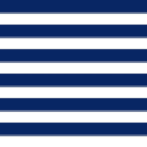 Atlantic Stripe in ink blue