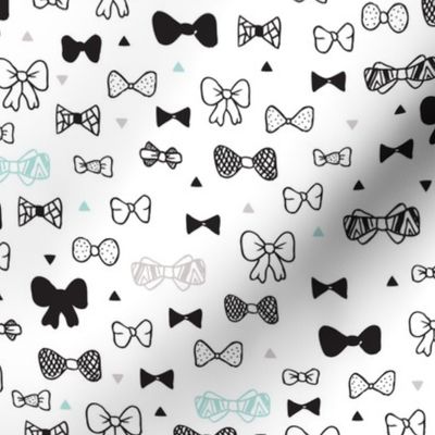 Hipster fashion bow tie illustration quirky clothes illustration print