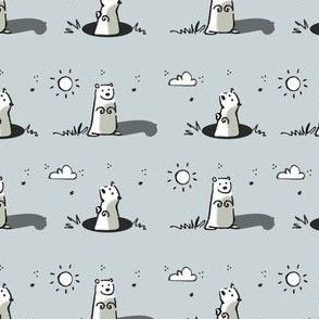 Groundhog Design - gray blue