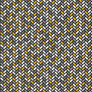 Gray and Gold Weave