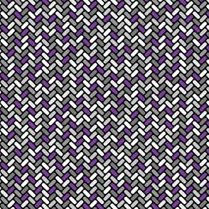 Gray and Violet Weave