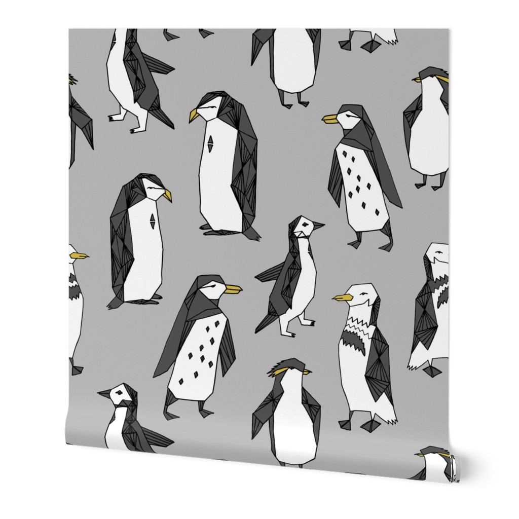 Huddle of Penguins - Slate (Tiny Version) by Andrea Lauren
