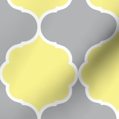 Hexafoil Yellow Gray White