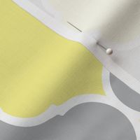 Hexafoil Yellow Gray White