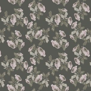 Winter floral print