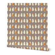 Penguin (orange and gray)