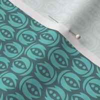 Bountiful - Geometric Teal