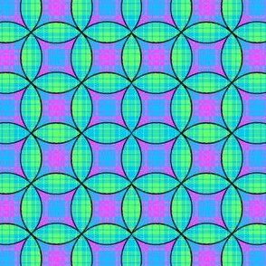 Stained Glass Plaid 01