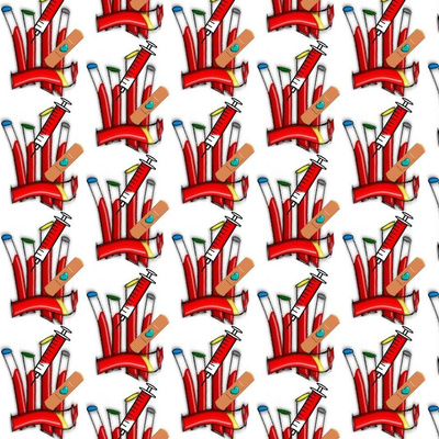 Phlebotomy Tech Fabric, Wallpaper and Home Decor | Spoonflower