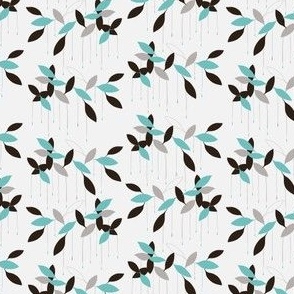 Abstract leaves pattern