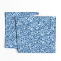 Persnickety Paisley ~ Jasperware, Lonely Angel Blue and White