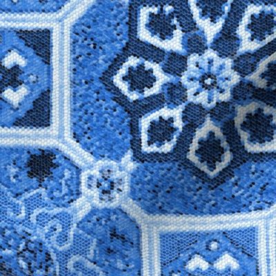 Japanese Tiles ~ Blue and White 