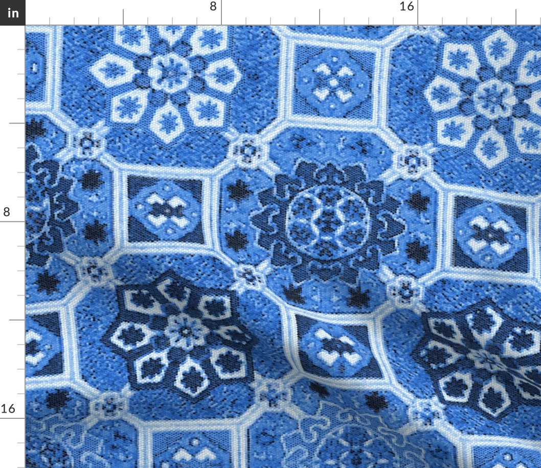 Japanese Tiles ~ Blue and White 