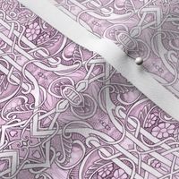 Off Pink Lady Paisley vertical stripe