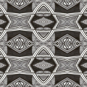 Tribal Black and White