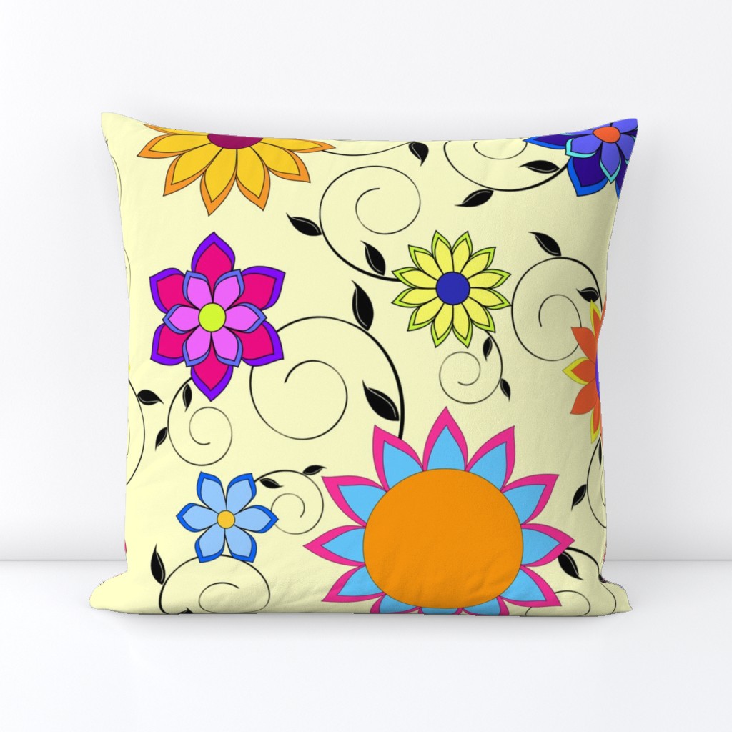 Flashy Flower Garden Yellow