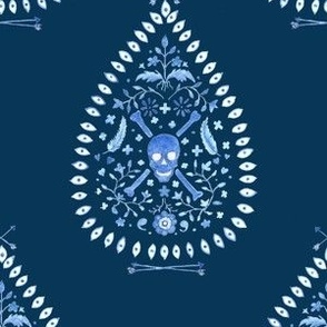Paisley is Dead_Blues on Navy
