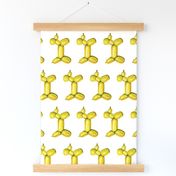 Yellow Balloon Dog, Rotated